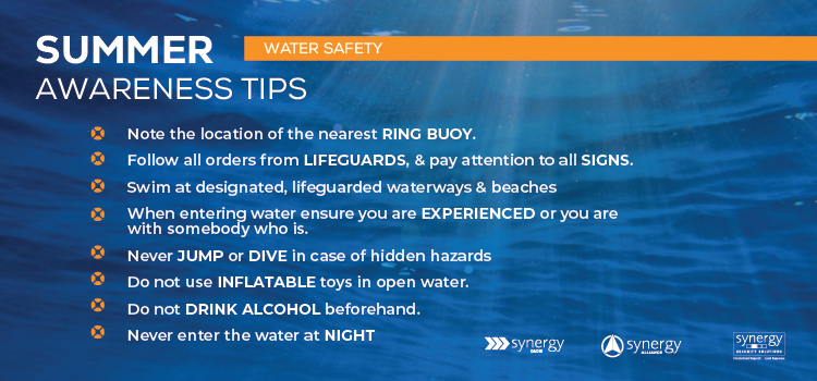 Summer Awareness Tips-Water Safety