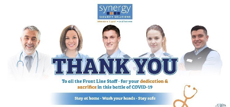 Thank You -  ALL Front Line Staff